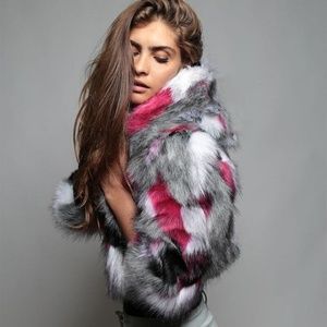 Spirithoods Whimsical Wolf Small Open Crop Jacket